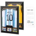 Nice C Jersey Display Case with Photo Slots 2 Pack - Memorabilia Frame