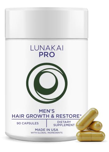 Hair Vitamins for Men - Supports Hair Growth & Thinning Hair - 90 Capsules