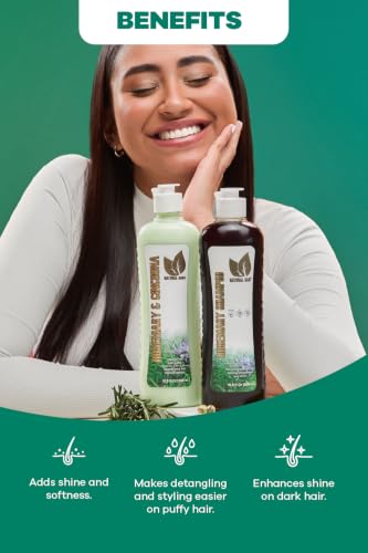 Sulfate-Free Rosemary & Cinchona Shampoo & Conditioner Set for All Hair Types