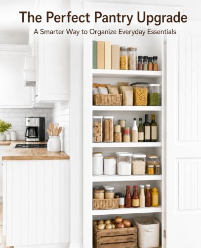 Wire Shelf Covers for Pantry Shelves 24x12 Inches - 4 or 5 Pack