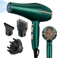 ARDIRO Green 2000W Ionic Hair Dryer - Professional Salon Blow Dryer with Diffuser & Low Noise