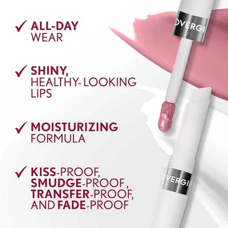 COVERGIRL Outlast All-Day Lip Color With Topcoat, 530 Dusty Rose