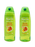 Garnier Fructis Sleek & Shine Shampoo 13 Oz Pack of 2 for Frizzy & Dry Hair