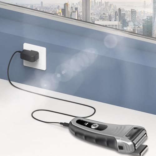Replacement Charger Compatible with Wahl 5 Star Super Close Shaver 8061-100 8061 8786-1001 8163 97617-100 Wahl Bump-Free Shaver 7060 7339 2V Power Cord Compatible with Wahl ARCO Pet Clipper