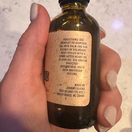 Rugged Organic Beard Oil for Men - Nourishing, Hydrating, Veteran-Owned