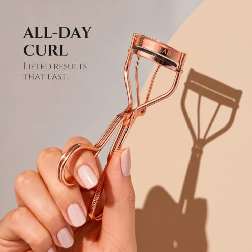 2-Piece Eyelash Curler & Organic Castor Oil Set for Fuller, Healthier Lashes