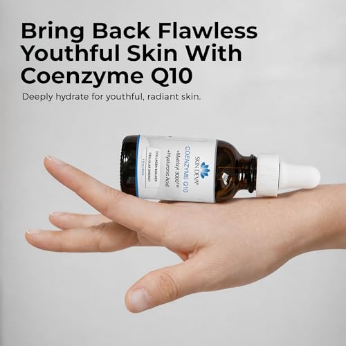 Coenzyme Q10 Serum for Face with Hyaluronic Acid & Matrixyl 3000 - Anti-Aging Peptide Facial Serum - 1 Fl Oz - Variation of THIS listing