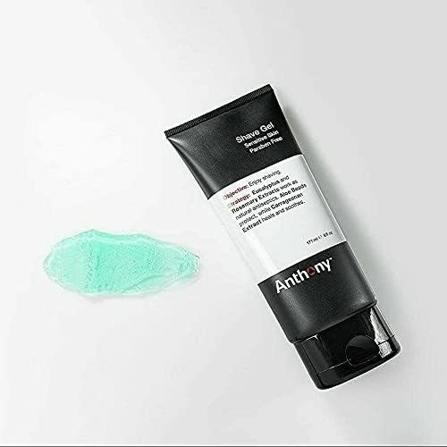 Anthony Shaving Cream for Sensitive Skin 6oz Pack of 3 | Gentle, Cooling, Herb Fragrance