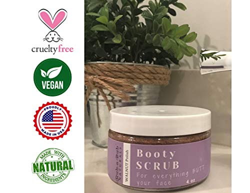 1 Count Walnut Body Scrub for Exfoliation, Acne & Cellulite - Made in USA