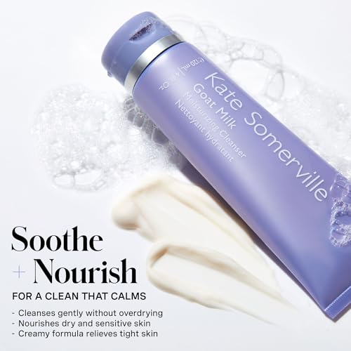 Kate Somerville Stressed Skin Saviors Goat Milk Set ? Full Sized Face and Body Skincare Set with Goat Milk Cleanser & Goat Milk Body Lotion