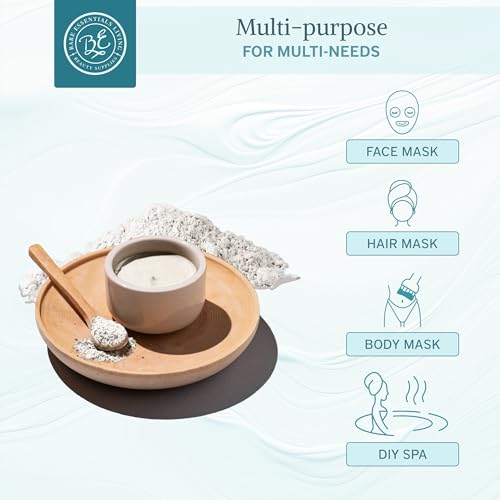White Kaolin Clay Powder 5lb - Natural Cosmetic & Gardening Clay for Masks, Soap, DIY Skincare