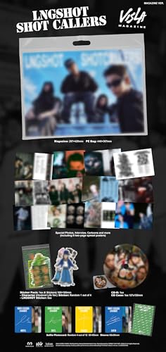 LNGSHOT Shot Callers First EP Album Magazine Version Sealed K-POP Collectible