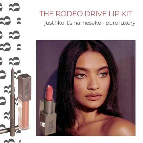 Rinna Beauty Rodeo Drive Lip Kit - All-in-One Lipstick, Gloss & Liner, Vegan & Long-Lasting