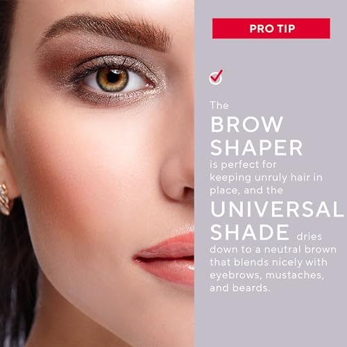 Mirabella Brow Shaper Tinted Eyebrow Gel - Universal Brown, Long-Lasting & Buildable