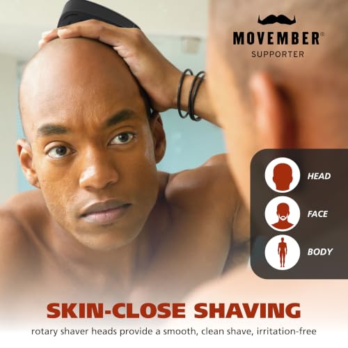 Wahl Baldscaper Waterproof Electric Head & Body Shaver for Bald Men – Includes Blade Guard