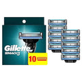 Gillette Mach3 Razor Refills for Men - Pack of 10 Blades, 15 Shaves Each