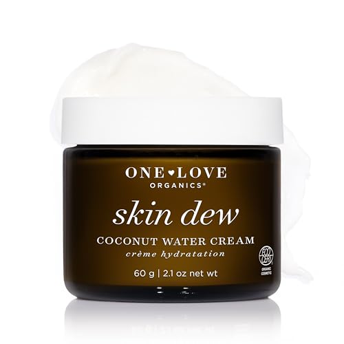 Organic Coconut Water Face Moisturizer with Hydrating Complex - Lightweight, Vegan & Fragrance-Free 2.1 oz