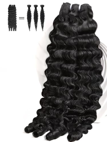 Natural Color 22 Inch Burmese Curly Human Hair Bundles - 100% Cambodian Raw Hair