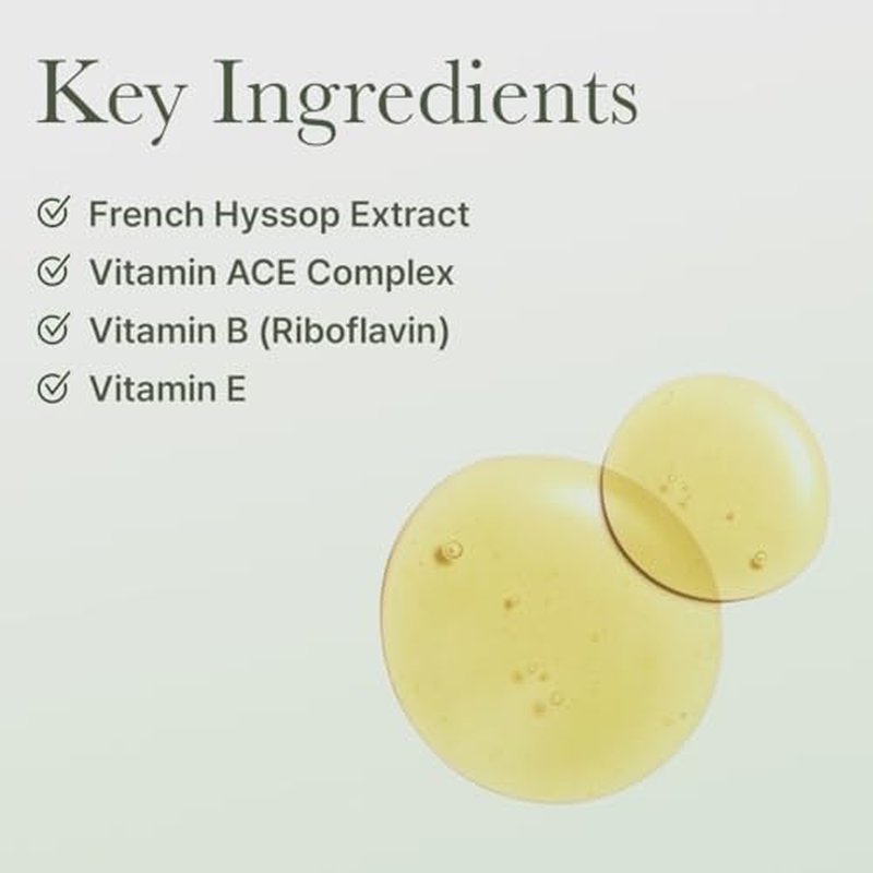 ARENCIA Hyssop Glow Sheet Mask, 10 Pack, Hydrating, Glowing, Boosting, Repairing for younger looking skin with Vitamin A,C,E