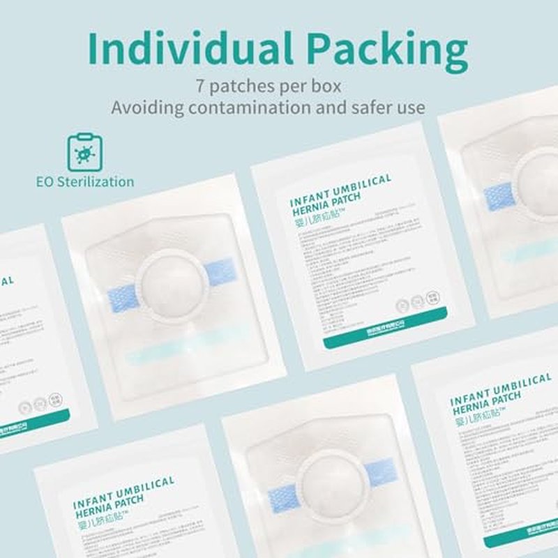 Baby Belly Navel Patches, Belly Button Shaper with Cotton Pads, Waterproof Umbilical Patch, Infant Essentials Must Haves (14PCS 10 * 10CM)