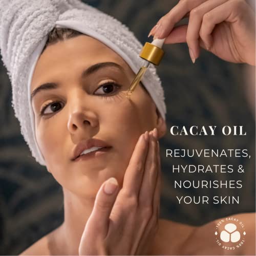 Cacay Oil Natural Skin Care Oil for Wrinkles & Hydration - 100%