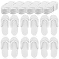 Geyoga 48 Pairs Disposable Pedicure Slippers White (Variation: White / 48)