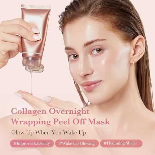 Medicube All Day Glass Glow Skin Duo - Collagen & Salmon DNA Peel-Off Masks