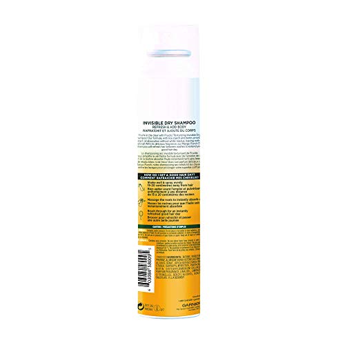 Garnier Fructis Mango Punch Invisible Dry Shampoo, Mango Punch, 104.04 gram