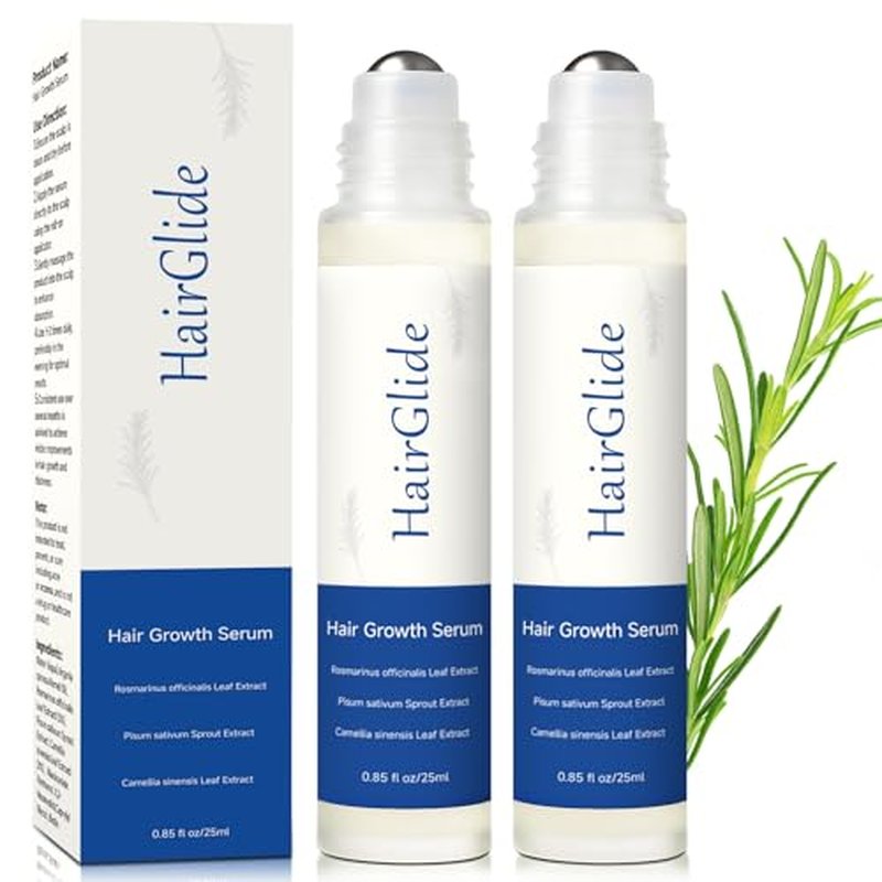 Hair Growth Serum Roll On, Rosemary Oil for Hair Growth, Be Roll On Rosemary Plant Essential Oils Extract Helps Support Body Thicker Fuller Hair for Men Women Wise Pick