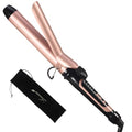 Long Barrel Curling Iron - 1.25 Inch Ceramic Curling Iron for Long Hair - Rose Gold