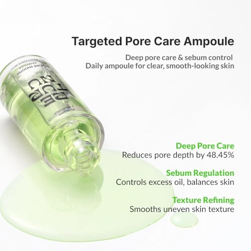 Hydrating Pore Minimizer Serum for Oily Sensitive Skin - Sebum Control & Skin Smoothing, 1 fl oz