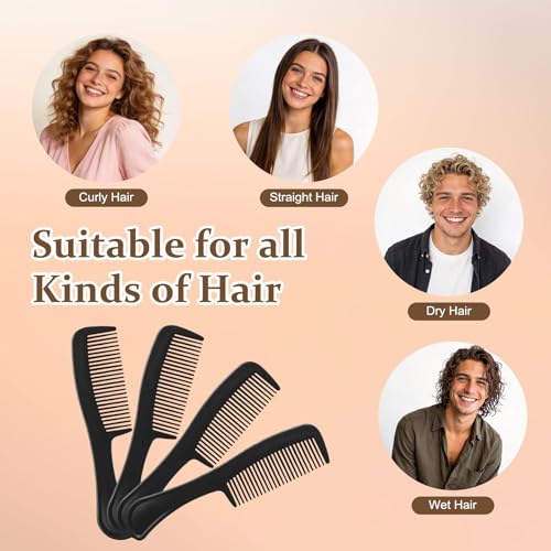 Pack of 200 Disposable Hair Combs Bulk Individually Wrapped for Hair Styling & Care