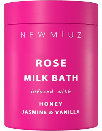 Calming Rose Coconut Milk Bath Soak – Moisturizing Spa Relaxation for Women