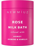 Calming Rose Coconut Milk Bath Soak – Moisturizing Spa Relaxation for Women