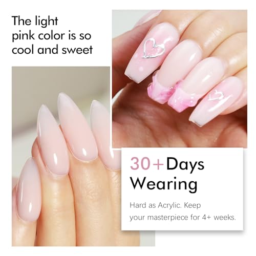 FZANEST Builder Gel in Jar 38g (6pcs) HEMA/TPO-Free UV/LED Soak-Off - Multicolor