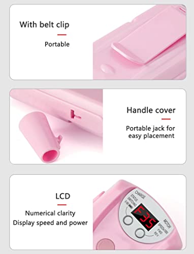 Electric Nail Drill Machine - Rechargeable 35000 RPM Nail File with Variations - Ee White