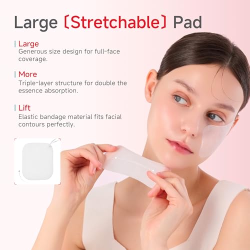 CANDORLOV Korean Exfoliating Face Pads with PDRN & Hyaluronic Acid - Hydrating & Firming, 60 Pads