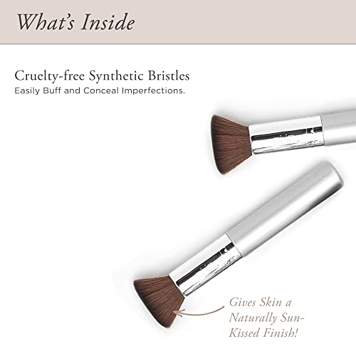 Flat Top Makeup Brush - Dense Synthetic Blending Brush for Foundation & Contour