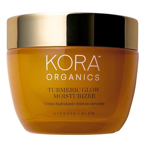 KORA Organics Turmeric Glow Face Moisturizer Cream - Full-Size 1.69 Fl Oz