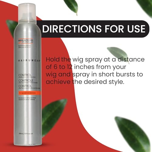 Strong Hold Finishing Hair Spray for Wigs & Extensions - Fast Dry, Non-Sticky