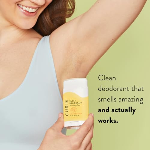 Curie Orange Neroli Natural Aluminum-Free Deodorant 2oz Stick for Women (Pack of 1)