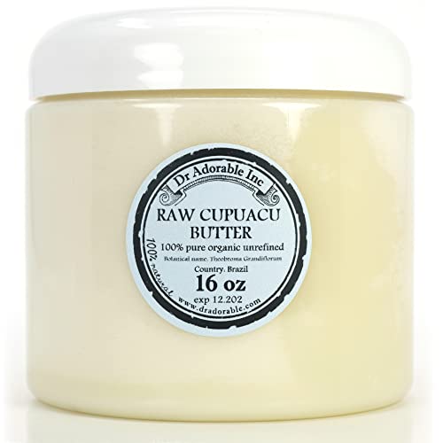 16 oz Organic Cold Pressed Cupuacu Butter - Pure Natural Skin Rejuvenation