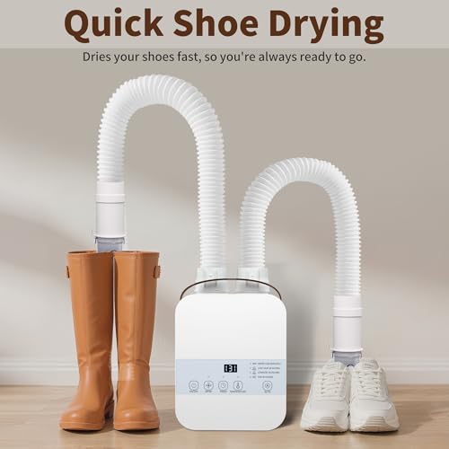 MORFY Portable Bed Warmer with Remote Control, Shoe Dryer & Dual Nozzle, All-Season Climate Control