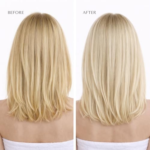 No-Yellow Toning Purple Shampoo 8.45 Fl Oz - Neutralizes Brassiness for Blonde & Silver Hair