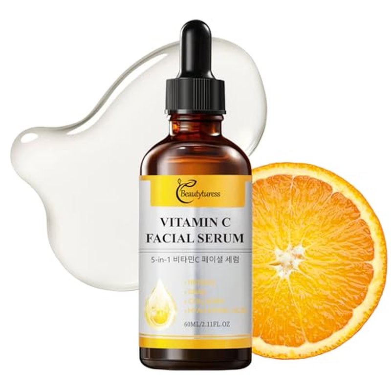 Boost Skin Collagen,Hydrate & Plump Skin, Anti Aging & Wrinkle Facial Serum 60ml-5