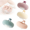 Super Soft Sunflower Suction Cup Bath Ball, 3D Exfoliating Body Bath Sponge for Adults and Children, Women and Men, Skin Friendly Sponge Mesh Pouf Shower Cleaning Brush (Colorful)