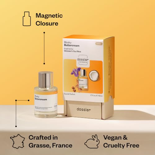 Unisex Gourmand Perfume - Musky Buttercream Scent, Long-Lasting EDP