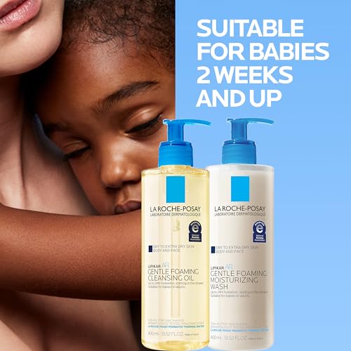 La Roche-Posay Lipikar AP+MAX Triple Repair Moisturizing Body & Face Cream 13.52 oz with Cleansing Oil