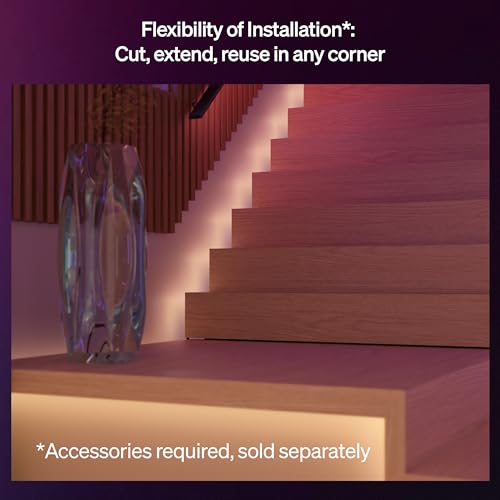 Flux Lightstrip 16-Foot LED Strip Light with App & Voice Control - Vibrant Colors