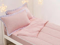 Pink Twin Zipper Bedding Set for Girls Kids - Meeting Story
